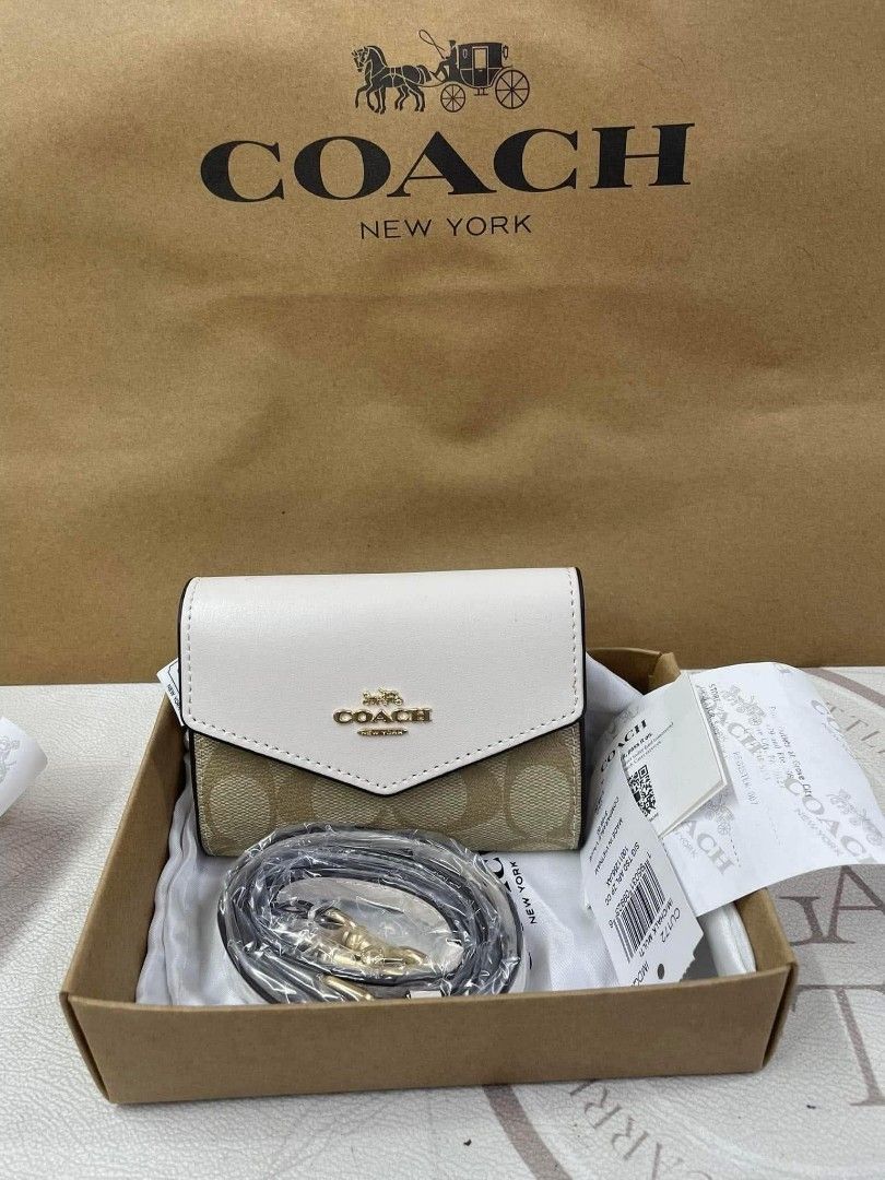Authentic Coach Sling Wallet for Women (Category: Wallets & Card holders) located in Manila. Submitted by Authentic4Less_OLShop (Listing ID 1448302341, Image 3). Description: Reserve yours now!!! Super nice in actual ☺️🤩 ORIGINAL MALL PULL OUT ✅Brand new ✅New Arrival RESELLERS ARE WELCOME!!!🥰 DISCLAIMER: authenticforless OLShop is not affiliated with any of the brands posted in this account. Copyrights and trademarks are solely of the brand own
