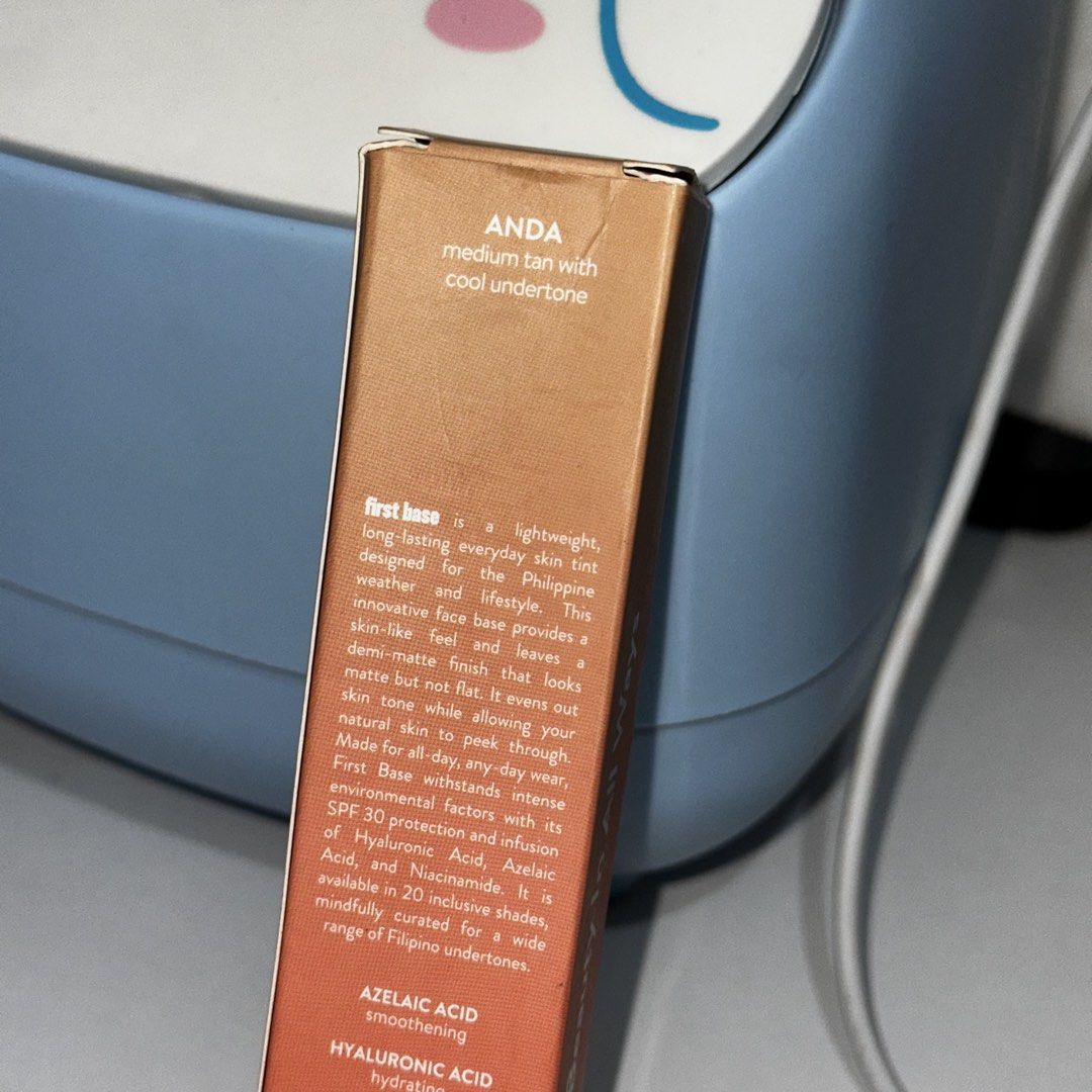 Colourette First Base Everyday Skin Tint - Anda (Category: Makeup) located in Binalonan. Submitted by angelutters (Listing ID 1448280155, Image 2). Description: - not my shade anymore - chat for more pics or measurements! - rfs: decluttering 📩 mop options: gcash and bdo 🚛 mod options: j&t and lbc (no rush pls! i am a student).