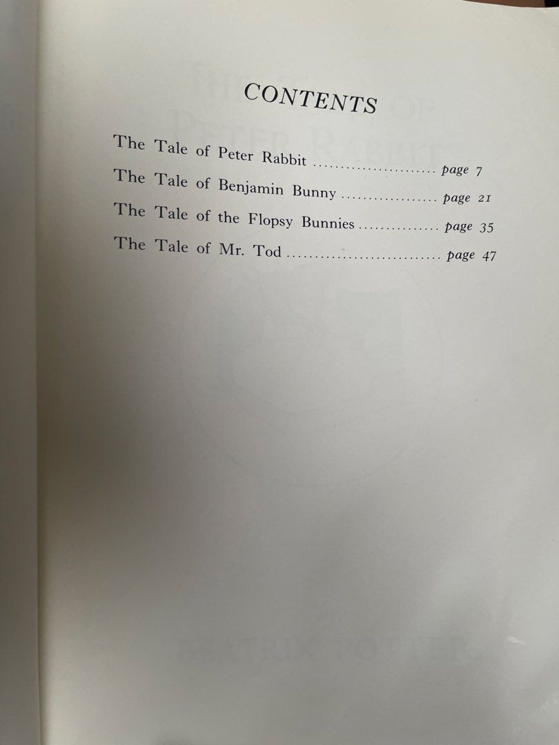 Complete Adventures of Peter Rabbit (Category: Children's Books) located in Quezon City. Submitted by booktt (Listing ID 1448377977, Image 3). Description: Water damaged book but pages still readable Beatrix Potter - Tale of Peter Rabbit Benjamin Bunny Flopsy Bunnies Mr Tod.