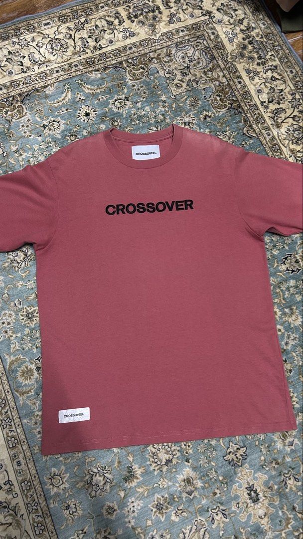 Crossover Tee (Category: Tshirts & Polo Shirts) located in Nilai. Submitted by alepsocool (Listing ID 1448439729, Image 1). Description: Crossover Tee (Pink) Size M on tag (P21 L28.5) Postage +Rm10 .
