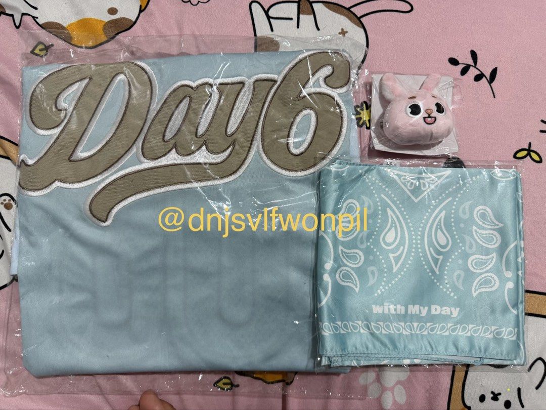 DAY6 The Decade in Japan Merch (Category: Others Tops) located in Mandaluyong City. Submitted by wonpil99 (Listing ID 1448431556, Image 1). Description: WTS LFB PH THE DECADE IN JAPAN MERCH -DAY6 Uniform (Free size) - 3.9k php -Bandana - 1k php -Pil Soft toy hairpin - 960php Gcash/ Bank transfer Can ship via lalamove or j&t.