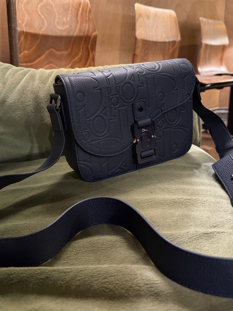 Dior (Category: Luxury Bags & Wallets) located in Angeles City. Submitted by secondluxph (Listing ID 1448314846, Image 2). Description: -DIOR SMALL SADDLE MESSENGER BAG WITH FLAP -NAVY BLUE DIOR GRAVITY LEATHER -TONAL ALUMINUM BUCKLE -WITH BOX AND DUST-BAG -PRISTINE CONDITION -JAPAN/HONGKONG SOURCE.