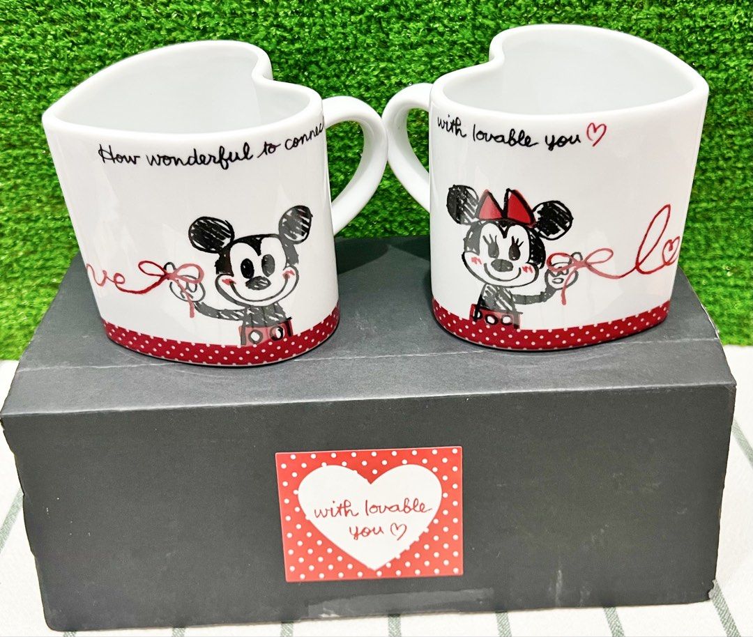 Disney Mickey & Minnie Mouse Couple Mug (Category: Coffee & Tea Tableware) located in Binan City. Submitted by mayjhe (Listing ID 1448382819, Image 2). Description: 💛 For Sale 💛 🌸 Disney Mickey & Minnie Mouse 🍀 Ceramics Mug 📍 Condition: Good 💰 Price is ₱ 770.00 set 👉 Other details posted 🇵🇭 Location Biñan Laguna 🛵 Courier J& T and Lalamove 📋 Shipping by schedule 📍 NO COD & COP 📌 All items are carefully packed and labeled with Fragile