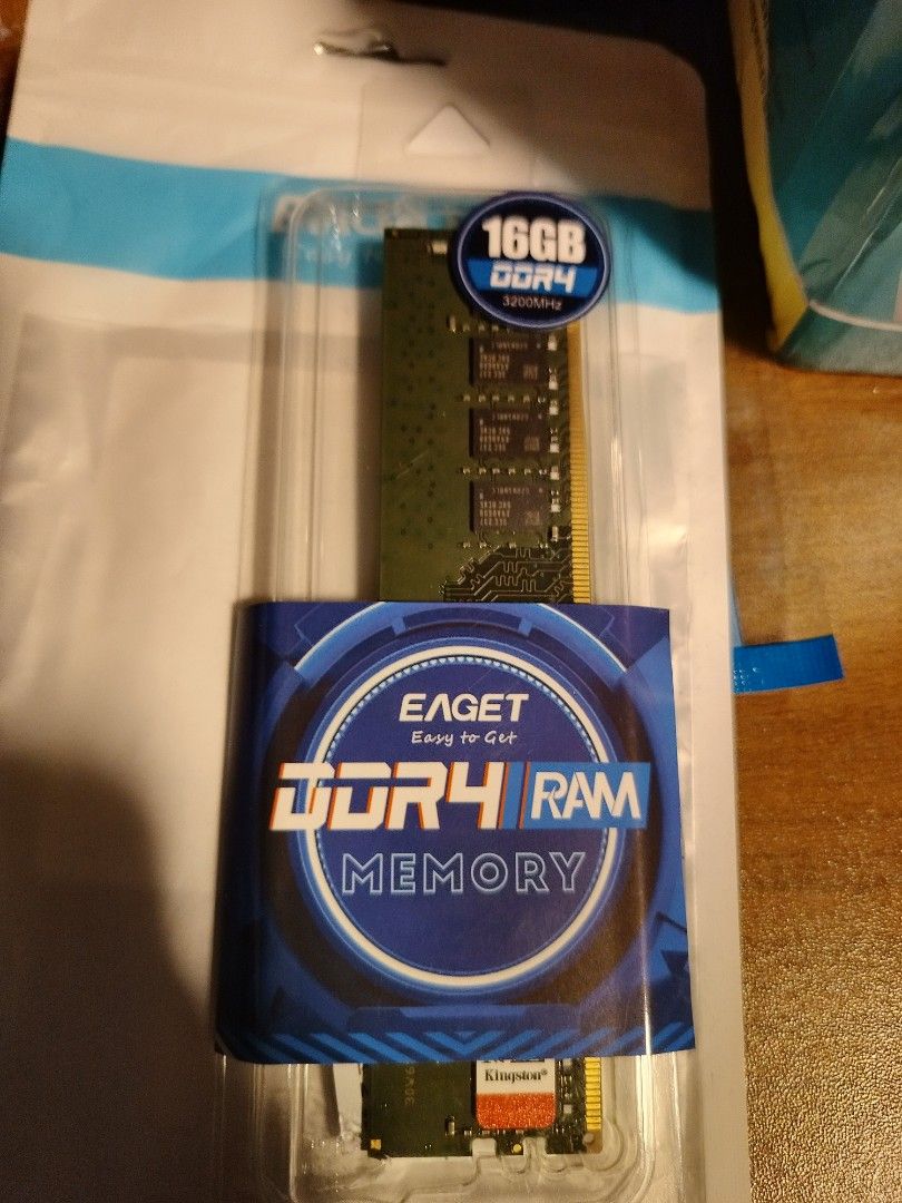 Eaget 16GB DDR4 RAM Memory Stick (Category: Computer Parts) located in Raub. Submitted by amineo (Listing ID 1448401376, Image 1). Description: - 16GB DDR4 RAM Stick - Brand: Eaget - Easy Installation - Ideal for PC upgrades & gaming rigs - Please verify motherboard compatibility before purchase - Feel free to ask any questions! - support both Amd and Intel CPU.
