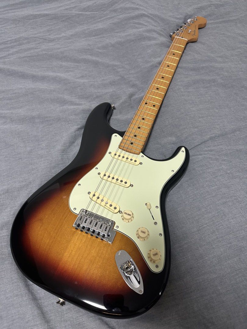 Fender Player Plus Stratocaster (Category: Musical Instruments) located in Singapore. Submitted by nu1984 (Listing ID 1448310607, Image 4). Description: Like new! Comes with gig bag Fusing classic Fender® design with player-centric features and exciting new finishes, the Player Plus Stratocaster® delivers superb playability and unmistakable style. Player Plus Stratocaster®, Maple Fingerboard, 3-Color Sunburst .