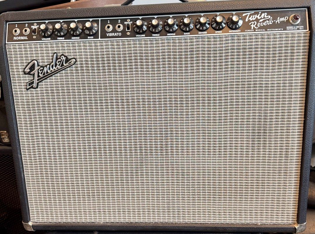 Fender Twin Reverb Amp (Category: Soundbars, Speakers & Amplifiers) located in Antipolo. Submitted by mracomzzz (Listing ID 1448392894, Image 1). Description: Selling used like new amplifiers for musicians and hobbyists. Fender Twin Reverb Amp - Price: ₱95,000.