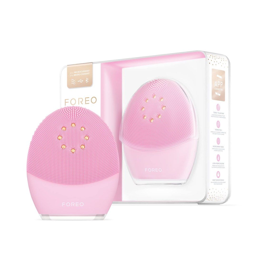 FOREO Luna 3 Plus Pink (Category: Face Care) located in Quezon City. Submitted by spoiled_aesthetic (Listing ID 1448345290, Image 1). Description: - Pink FOREO facial cleansing device - App-controlled with Bluetooth connectivity - Gentle silicone bristles for deep cleansing - Waterproof design - Rechargeable battery - Achieve a fresh, clean face.