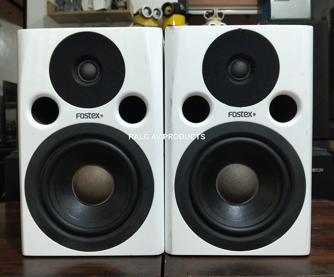 Fostex Studio Monitors Speakers (Pair) (Category: Soundbars, Speakers & Amplifiers) located in Bulacan. Submitted by ronald277077025 (Listing ID 1448407699, Image 1). Description: FOSTEX ACTIVE PROFESSIONAL MONITOR SPEAKER SYSTEM PMO. 5n 5" GENUINE FOSTEX WOOFER DOME TYPE GENUINE FOSTEX TWEETER BI-AMP METHOD 110 VOLTS The professional studio monitors can be widely used for music production in home studios, DTM, etc., with their rich musicality ba