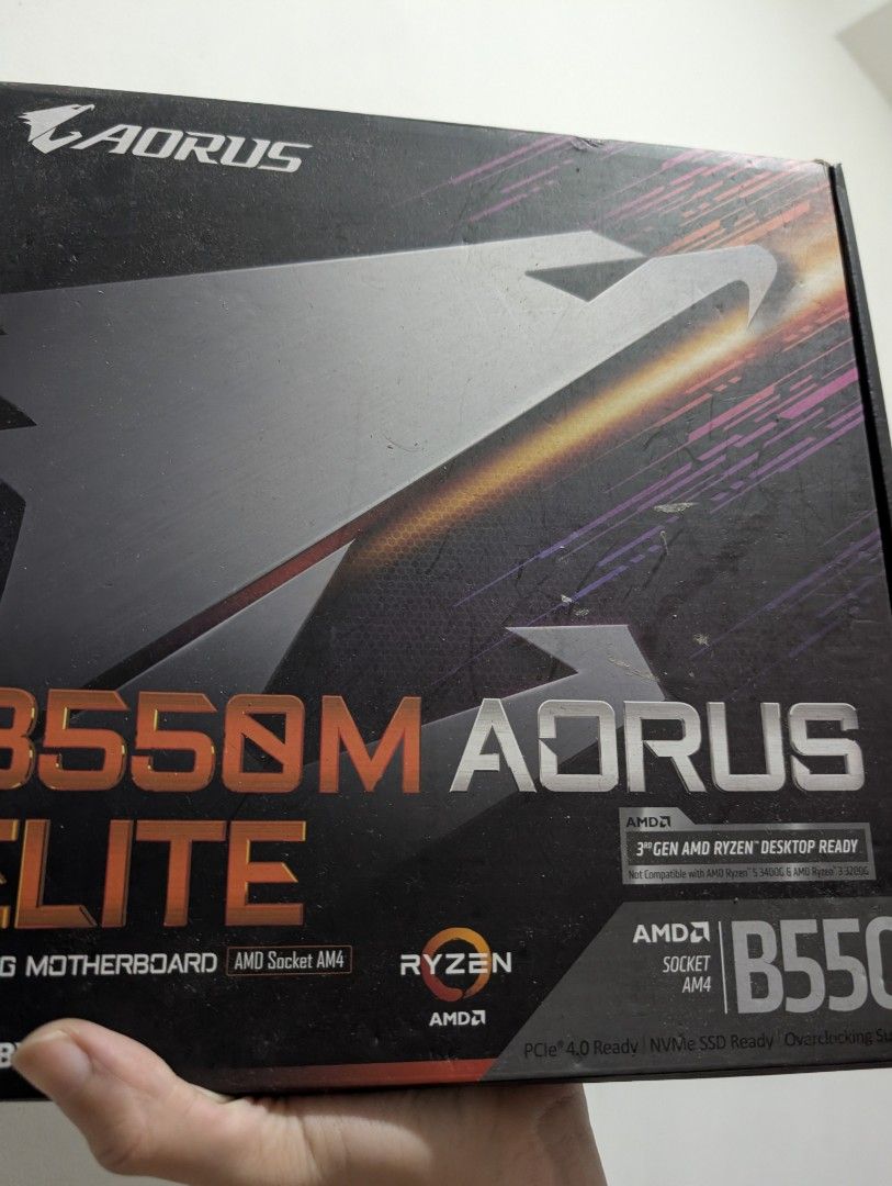 Gigabyte B550M AORUS ELITE Motherboard AMD AM4