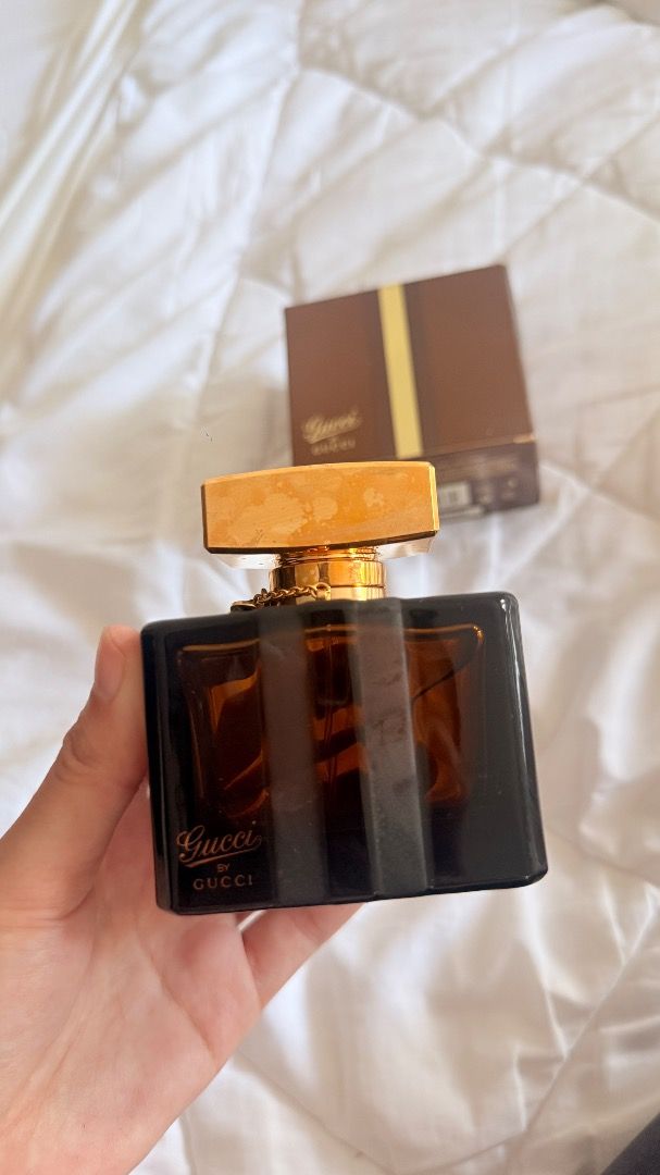 Gucci by Gucci Eau de Parfum 75ml (Category: Fragrance & Deodorants) located in Manila. Submitted by deemfp (Listing ID 1448382941, Image 3). Description: - Gucci by Gucci Eau de Parfum - 75ml bottle - Natural spray - Made in France - Comes with original box - Great scent for everyday wear.