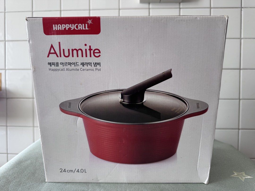 Happycall Alumite Ceramic Pot 24cm 4.0L