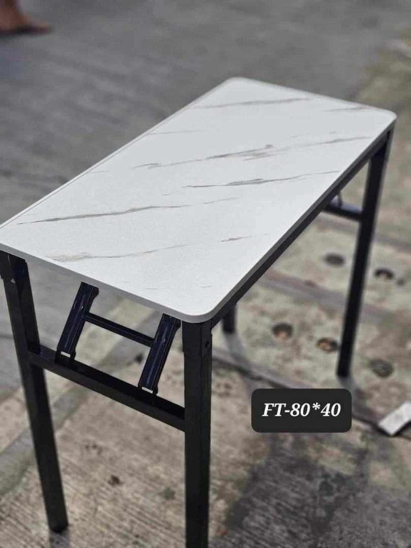 Heavy Duty Foldable Table Dining Table Study Table Laptop Table Computer Table (Category: Tables & Sets) located in Manila. Submitted by onlineshoppersph (Listing ID 1448414872, Image 2). Description: 80/40cm 750 100/50cm 799 100/60cm 850 120/60cm 899 Pick Up: 999 mall phase 2 Pwede CASH ON DELIVER via LALAMOVE (shoulder nyo FEE lalamove) Resellers are welcome PM for inquiries Discount for bulk orders.