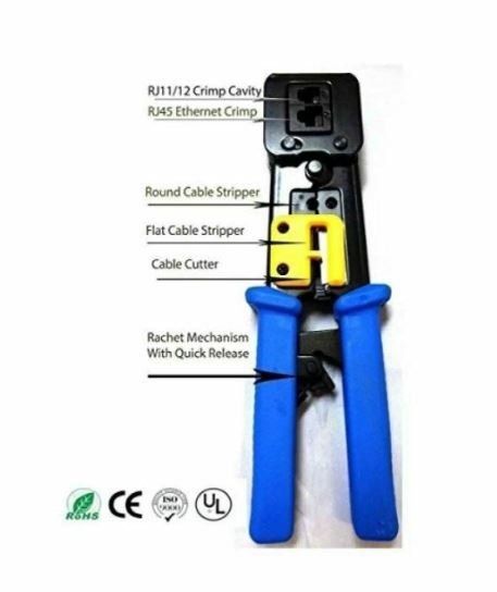 Heavy Duty Pass-Through Ratcheting Crimping Tool (Category: Networking) located in Santa Maria. Submitted by victorioustech (Listing ID 1448296199, Image 3). Description: 🛠️ Upgrade your networking toolkit with a professional crimping tool! Heavy Duty Pass-Through Ratcheting Crimping Tool 💰 PRICE - PHP 330 ✅ Pass-Through RJ45 Crimping Tool ✅ Supports RJ45, RJ11 & RJ12 Connectors ✅ Compatible with CAT5e, CAT6 & CAT6A Cables ✅ 3-in-1 Function: Cr