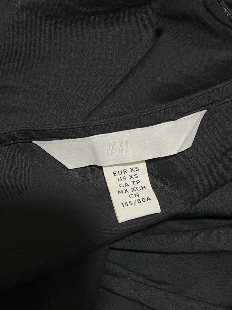 H&M Black Dress (Category: Dresses) located in Quezon City. Submitted by ccloset.cleanup (Listing ID 1448335561, Image 3). Description: SRP: 1,490 Worn Once 100% AUTHENTIC 💛 ❌ I WILL NOT REPLY TO LOW BALLERS 📣NO WHEN WORN PHOTOS, since flat-lay measurements are provided 🛵Mode of Delivery: Only Lalamove, Grab, or Angkas *Booking & Shipping fees, booked and shouldered by the Buyer* 💰Mode of Payment: GCash or Bank Transfer (BDO or BPI) *Payment 