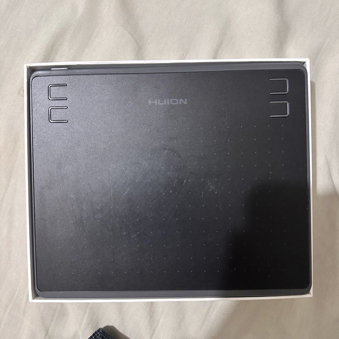 HUION HS64 Creative Pen Tablet (Category: Other Accessories) located in Manila. Submitted by alvendiola (Listing ID 1448454934, Image 2). Description: - HUION HS64 Creative Pen Tablet - Digital drawing pad ideal for artists & designers - Perfect for sketching and creating digital art - Comes with original pen, USB cable, and quick start guide - All original packaging included RDS: DECLUTTERING.