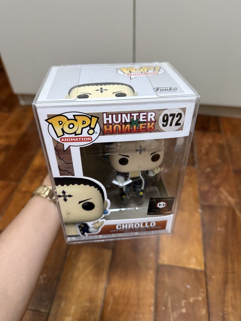 Hunter x Hunter Pop! Animation Chrollo Funko Pop #972 (Category: Figurines & Statues) located in Makati City. Submitted by nicsxxxx (Listing ID 1448414953, Image 2). Description: - Chrollo Funko Pop figure - From the anime series Hunter x Hunter - Item Number: 972 - Comes in its original packaging - Ideal for collectors and anime fans.