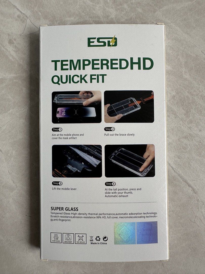 Screen Protector for iPhone (Category: Cases & Sleeves) located in Singapore. Submitted by mesellyoubuy (Listing ID 1448303702, Image 2). Description: 📌 iPhone 14/13/13 Pro 📌 Matt; Anti-fingerprint coating 📌 Easy installation with provided tool 📌 Scratch and abrasion resistant.