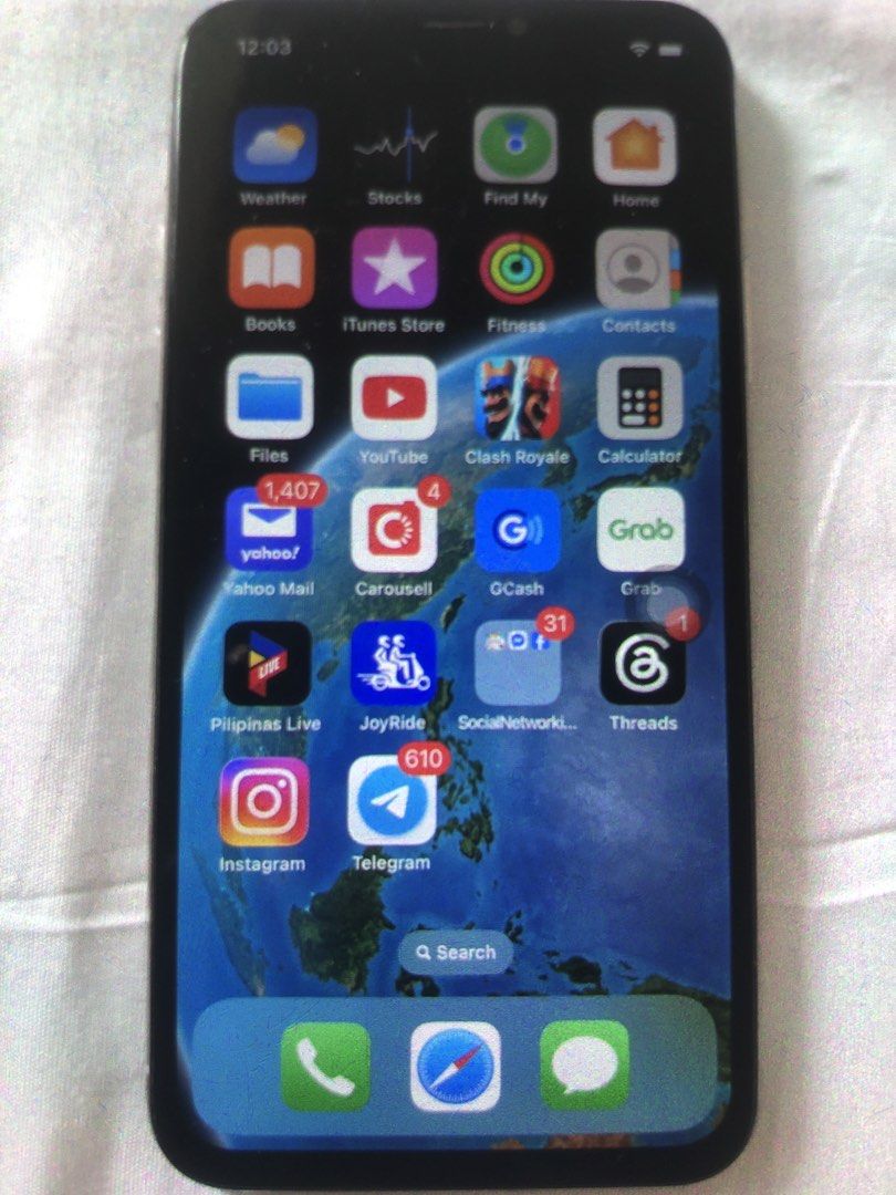 Iphone x 64Gb (Category: iPhone X Series) located in Manila. Submitted by wxy2mjmjyh27267 (Listing ID 1448310834, Image 1). Description: Openline gagamitin nalang po iphone x.