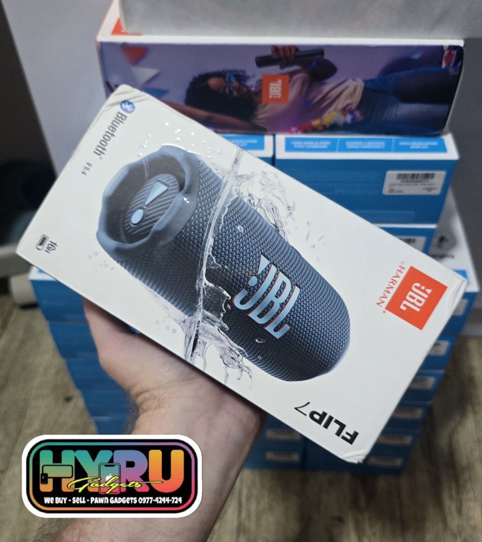 JBL Flip 7 (Category: Portable Music Players) located in Malabon City. Submitted by hyrugadgets (Listing ID 1448349859, Image 1). Description: JBL Flip 7 P.4,990.