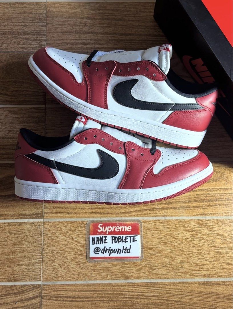 Jordan 1 Low OG Chicago (Category: Sneakers) located in Mandaluyong City. Submitted by dripunltd (Listing ID 1448367571, Image 1). Description: Jordan 1 Low OG Chicago Size 12 Brand New 7,799 Other sizes Size 12 - 9.8/10 Condition - 6,799.
