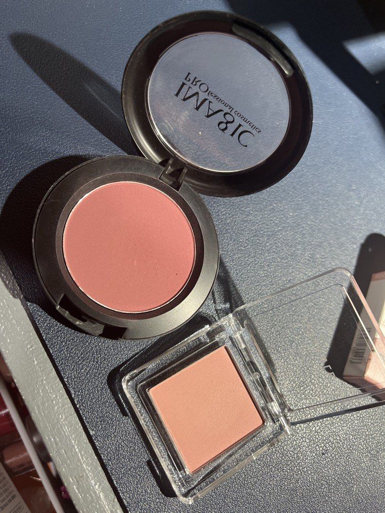 Judy Doll + Imagic blush (Pair) (Category: Makeup) located in Paranaque City. Submitted by studiosecond (Listing ID 1448405567, Image 2). Description: - Swatched only - Doesn’t appear on my skin - Bought the wrong shade - Buy one get one.