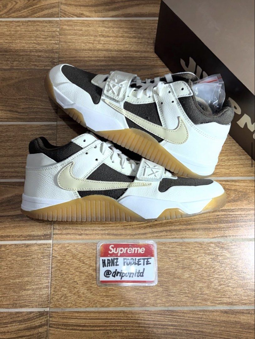 Jumpman Jack Travis Scott Sail (Category: Sneakers) located in Mandaluyong City. Submitted by dripunltd (Listing ID 1448370582, Image 1). Description: Jumpman Jack Travis Scott Sail Size 10.5 Brand New 14,999.