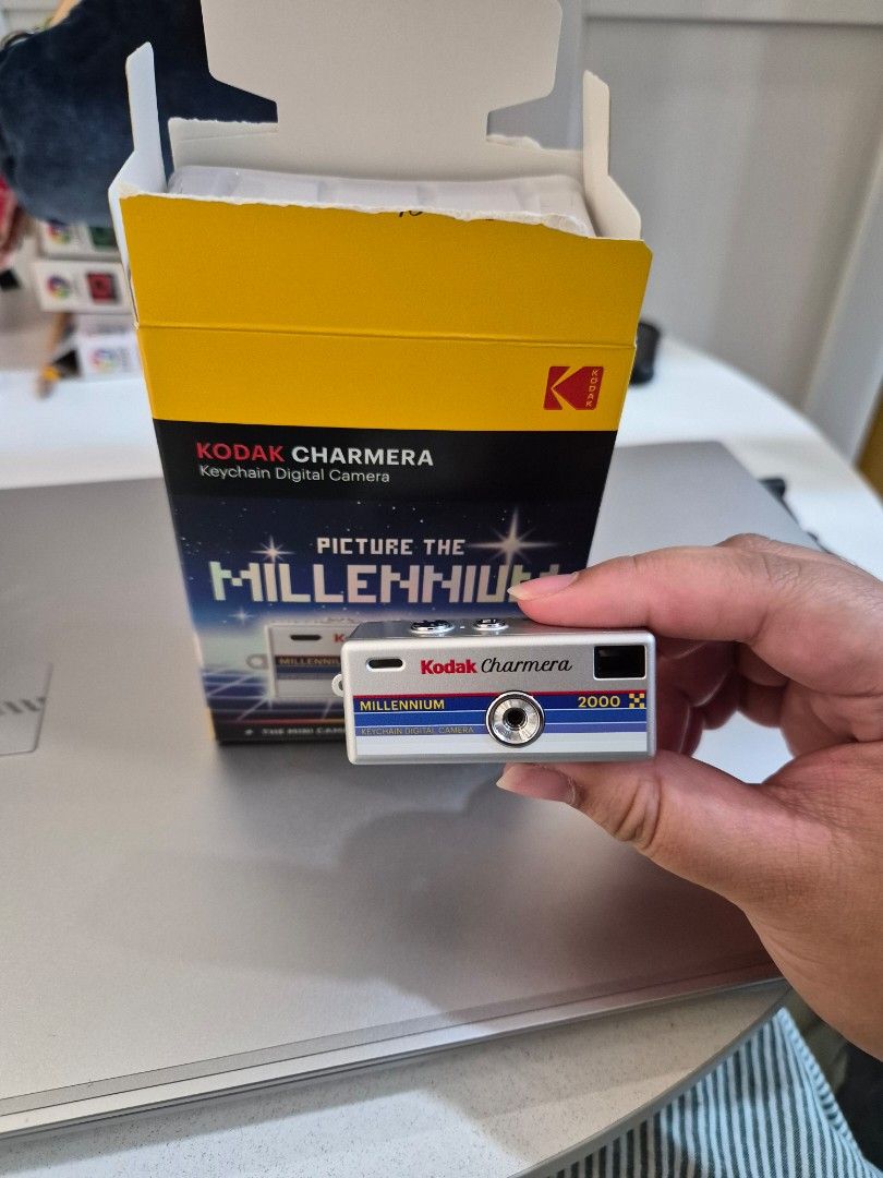 Kodak Charmera Millennium SILVER (Category: Cameras) located in Quezon City. Submitted by amariviews (Listing ID 1448381868, Image 1). Description: micro SD card not included brand new, open to swap for Pink (type 2).