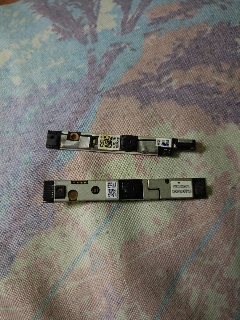 Laptop Webcam Module PCB Board (Category: Webcams) located in Cavite. Submitted by ejs1006 (Listing ID 1448456606, Image 1). Description: - Selling 2 internal laptop webcam modules (PCB boards with camera sensor). - Both appear to be in good working condition. - Likely from this laptop models (NEC & Toshiba), offering versatility. - Sold as a bundle/per piece. - Great for laptop repairs or as spare parts. 200 per piece Feel free to message me wit