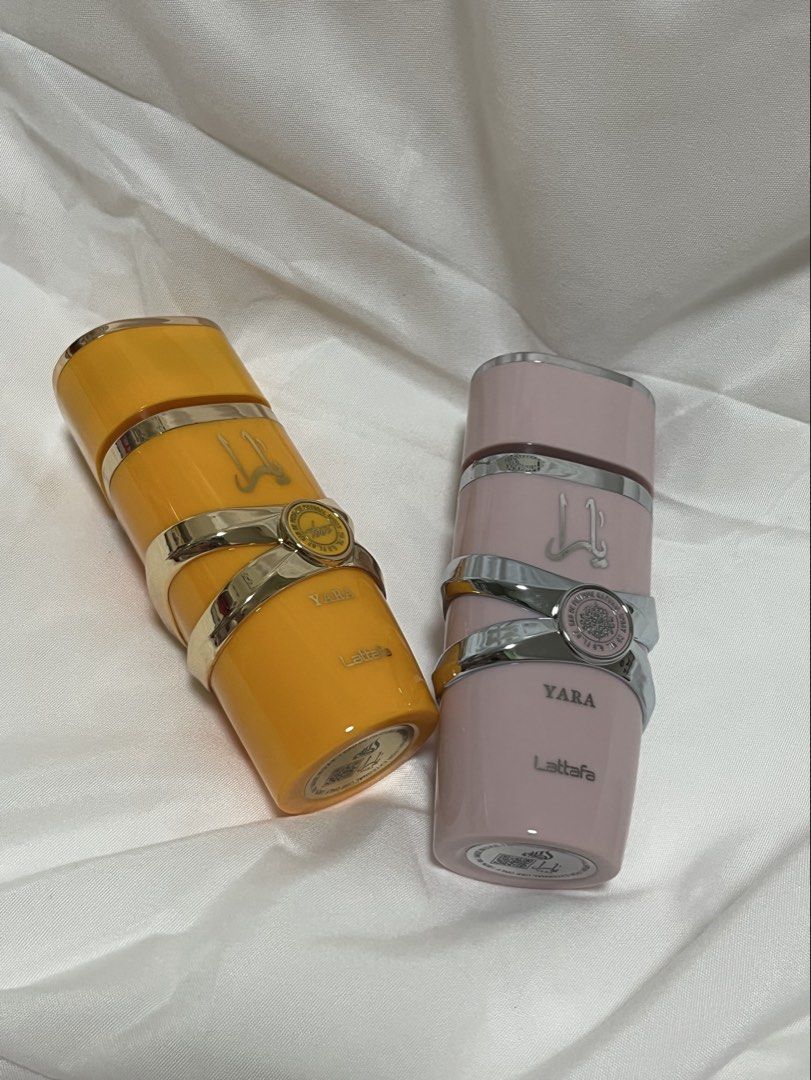 Lattafa Eau de Parfum (Yara) (Category: Fragrance & Deodorants) located in Las Pinas. Submitted by wandercartph (Listing ID 1448321424, Image 2). Description: Top Notes: Orchid, Heliotrope, Tangerine Middle Notes: Gourmand Accord, Tropical Fruits Base Notes: Vanilla, Musk, Sandalwood.