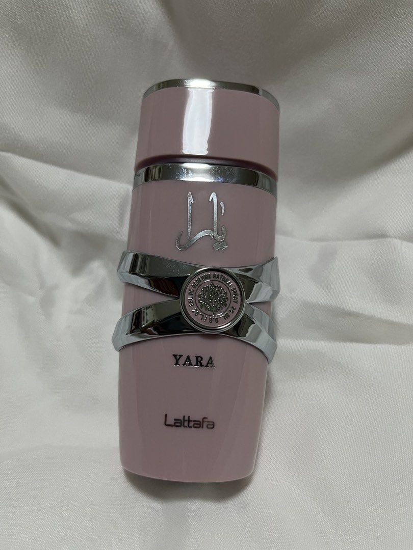 Lattafa Eau de Parfum (Yara) (Category: Fragrance & Deodorants) located in Las Pinas. Submitted by wandercartph (Listing ID 1448321424, Image 3). Description: Top Notes: Orchid, Heliotrope, Tangerine Middle Notes: Gourmand Accord, Tropical Fruits Base Notes: Vanilla, Musk, Sandalwood.