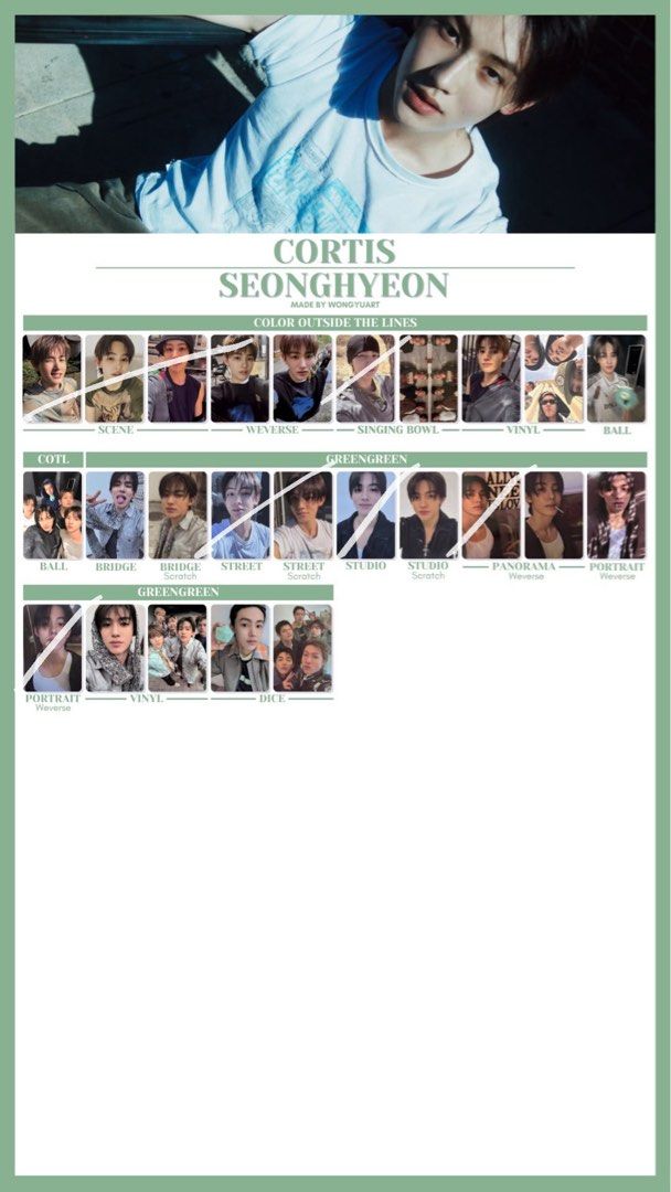 lf/wtb seonghyeon photocards (Category: Other Merchandise) located in Singapore. Submitted by s.ssssssse (Listing ID 1441926022, Image 1). Description: priorities to album pcs first no price range but pls be reasonable! mailing only! thankyou!.