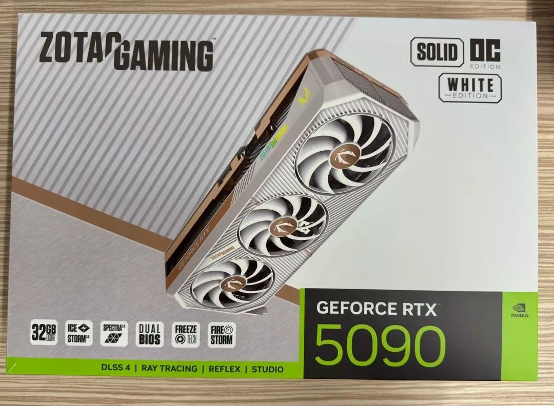 LOCAL Zotac GeForce RTX 5090 Solid OC White 32GB GDDR7 Graphics Processing Unit503805548158013441