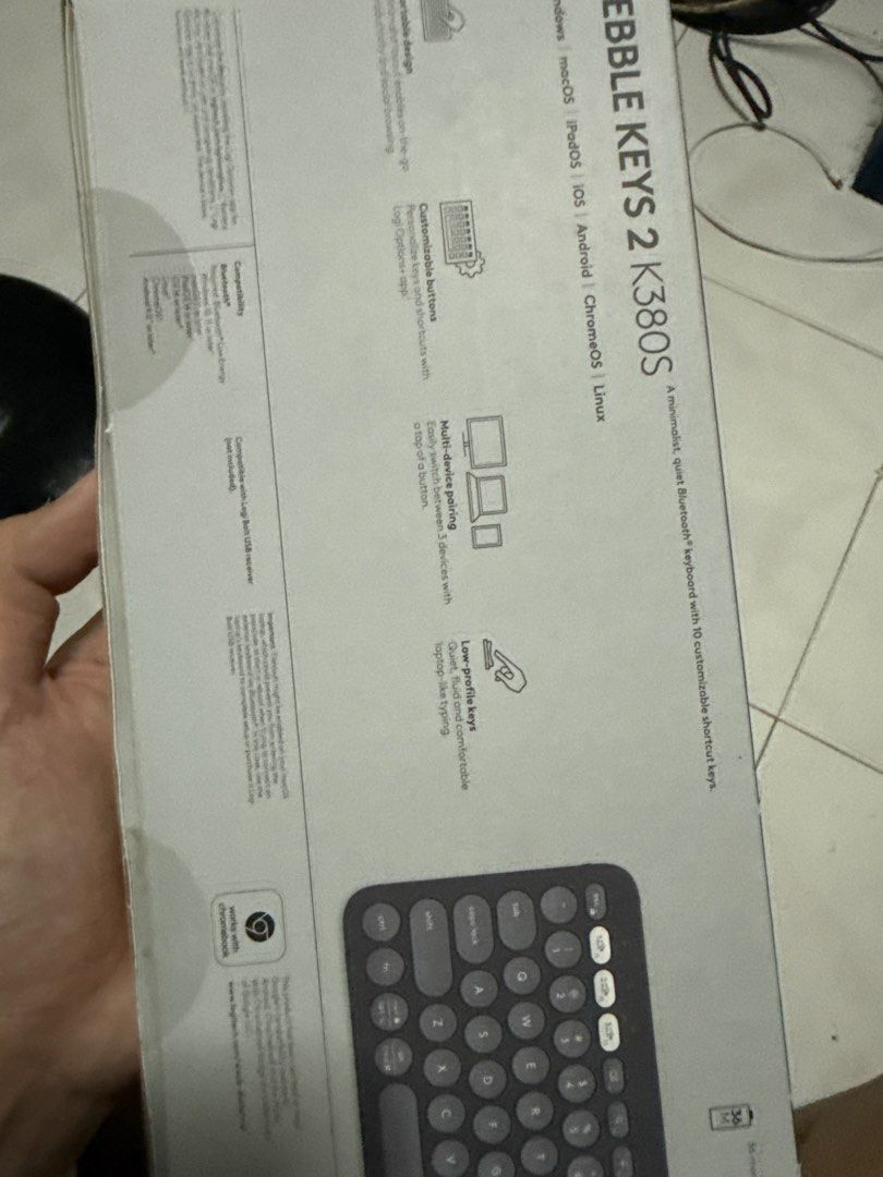 Logitech Pebble Keys 2 K380S Bluetooth Keyboard503796265722859522