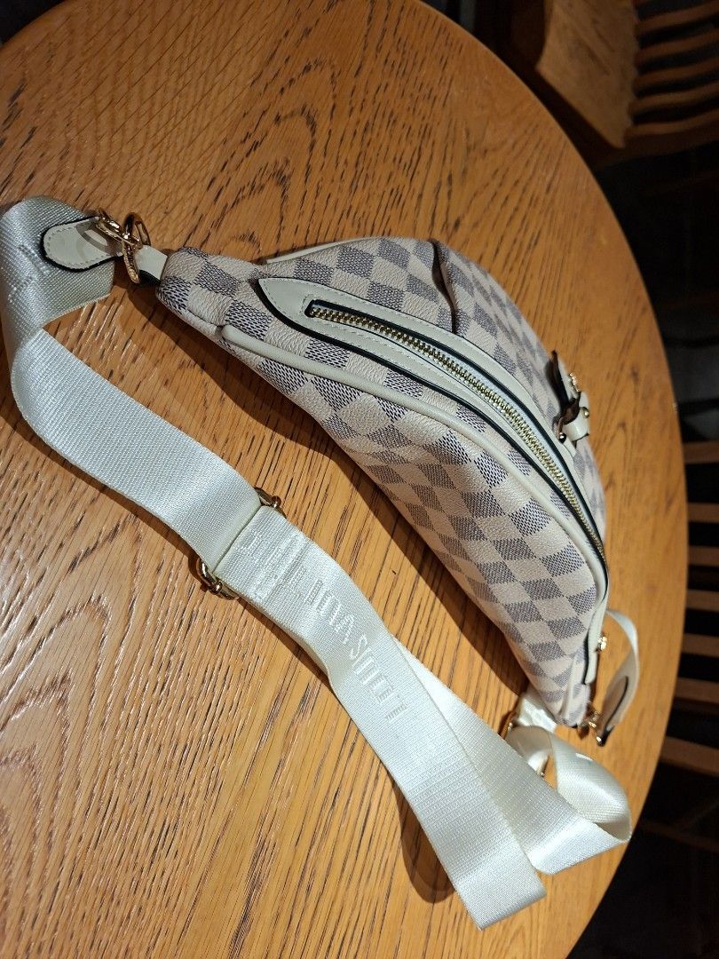 Louis Vuitton Keepit bumbag in Damier Azur canvas (Category: Luxury Bags & Wallets) located in Manila. Submitted by wholly389 (Listing ID 1446747452, Image 2). Description: Louis Vuitton Keepit bumbag in Damier Azur canvas Spring-Summer 2025 runway collection. Approximately 29 x 12 x 6 cm. (WELL USED SO DONT EXPECT IT TO LOOK BRAND NEW) my very last price (bought for 1650 eur in italy) so its literally 80% off RFS: need funds to fix my cars engin