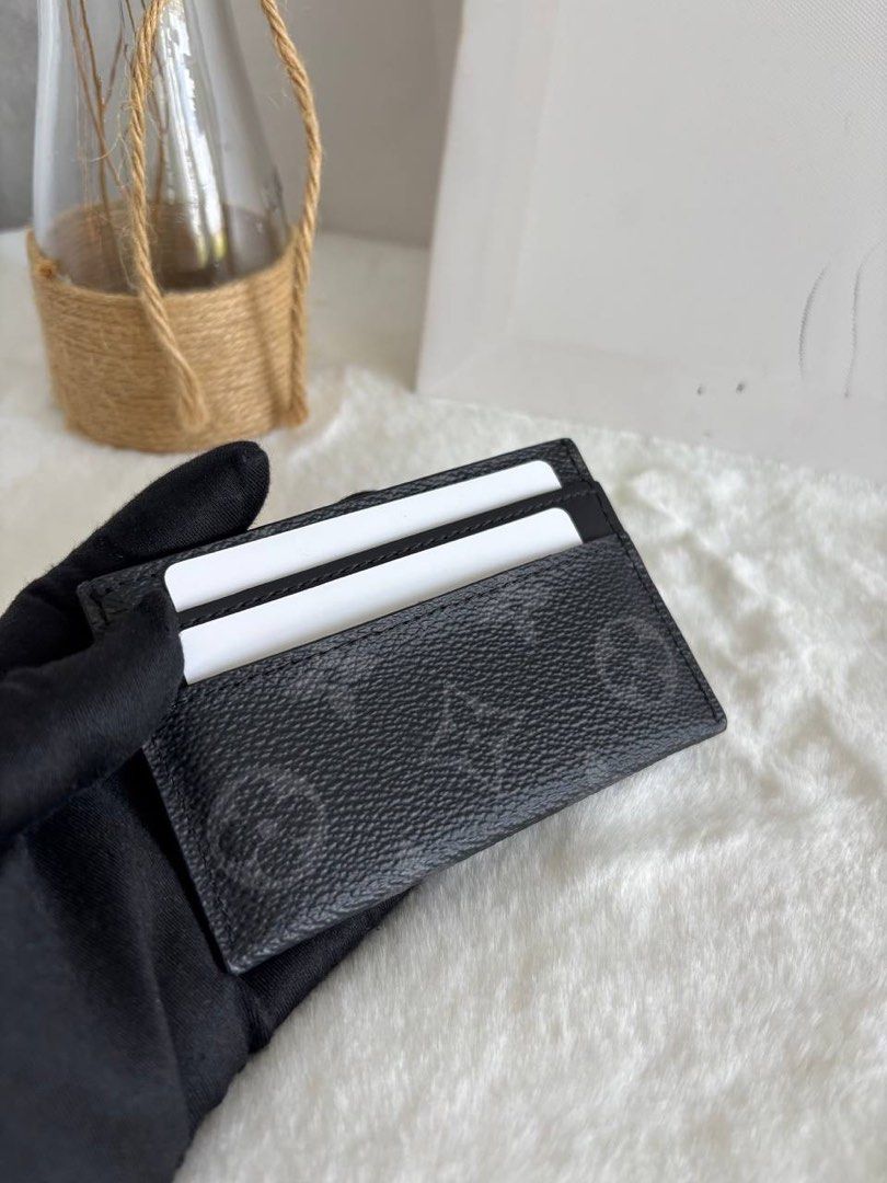 LV double card holder monogram eclipse (Category: Bags & Wallets) located in Kuala Lumpur. Submitted by lebagartisan (Listing ID 1448426208, Image 3). Description: ♥️Preowned LV double card holder monogram eclipse Excellent condition RM990 only‼️ Retail RM1750 ☎️+60129835653 Eunice to purchase.