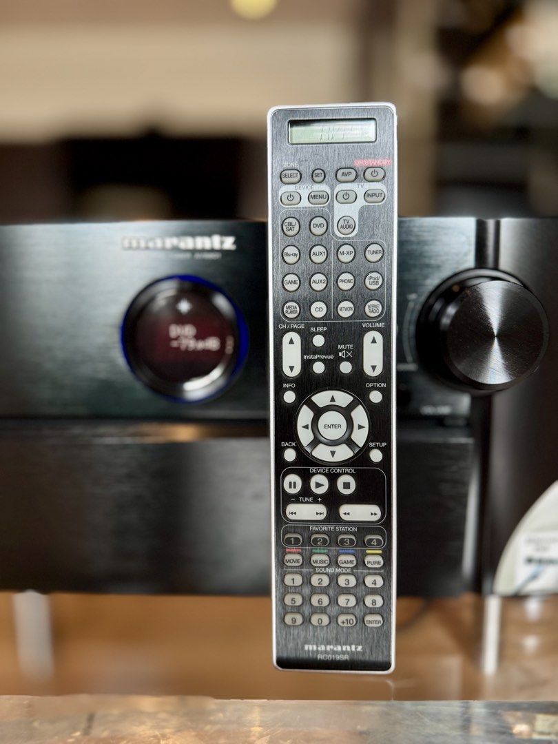 Marantz AV8801 flag ship AV processor (Category: Soundbars, Speakers & Amplifiers) located in Ipoh. Submitted by sinfoniaaudio (Listing ID 1448307932, Image 3). Description: Key Features and SpecificationsChannels: Full 11.2-channel processing for immersive audio setups, utilizing Audyssey DSX and DTS Neo:X for front-height and front-width channel expansion.Audio Calibration: Features Audyssey MultEQ XT32 alongside Sub EQ HT for independent multi