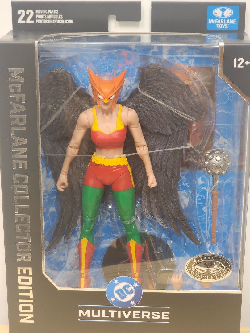 McFarlane DC Multiverse hawkgirl 收藏版 公仔 （分類：手辦雕像）位於 Hong Kong。 由 jj018 提交（商品編號 1448365443，圖片 1）。簡介： 係McFarlane DC Multiverse 收藏版嘅公仔。