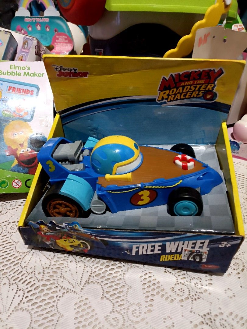 Mickey and the Roadster Racers (Category: Vehicle & Diecast Models) located in Las Pinas. Submitted by gail_05 (Listing ID 1448292398, Image 2). Description: MALL PRICE : 699.75 OUR PRICE : 250.00 ISSUE : May minimal scratches sa bandang head o cap ✅ We Sell Brand-new Mall pull out toys ,kids wear and baby stuffs. 📱 Dm o check nyo po ang page, may mga naka-post po na ibang toys . Pa follow narin po .ty ➡️ ➡️ FB Page : MG's Lucky Shop NOTE : ➡️ S