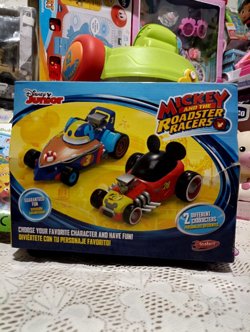 Mickey and the Roadster Racers (Category: Vehicle & Diecast Models) located in Las Pinas. Submitted by gail_05 (Listing ID 1448292398, Image 3). Description: MALL PRICE : 699.75 OUR PRICE : 250.00 ISSUE : May minimal scratches sa bandang head o cap ✅ We Sell Brand-new Mall pull out toys ,kids wear and baby stuffs. 📱 Dm o check nyo po ang page, may mga naka-post po na ibang toys . Pa follow narin po .ty ➡️ ➡️ FB Page : MG's Lucky Shop NOTE : ➡️ S