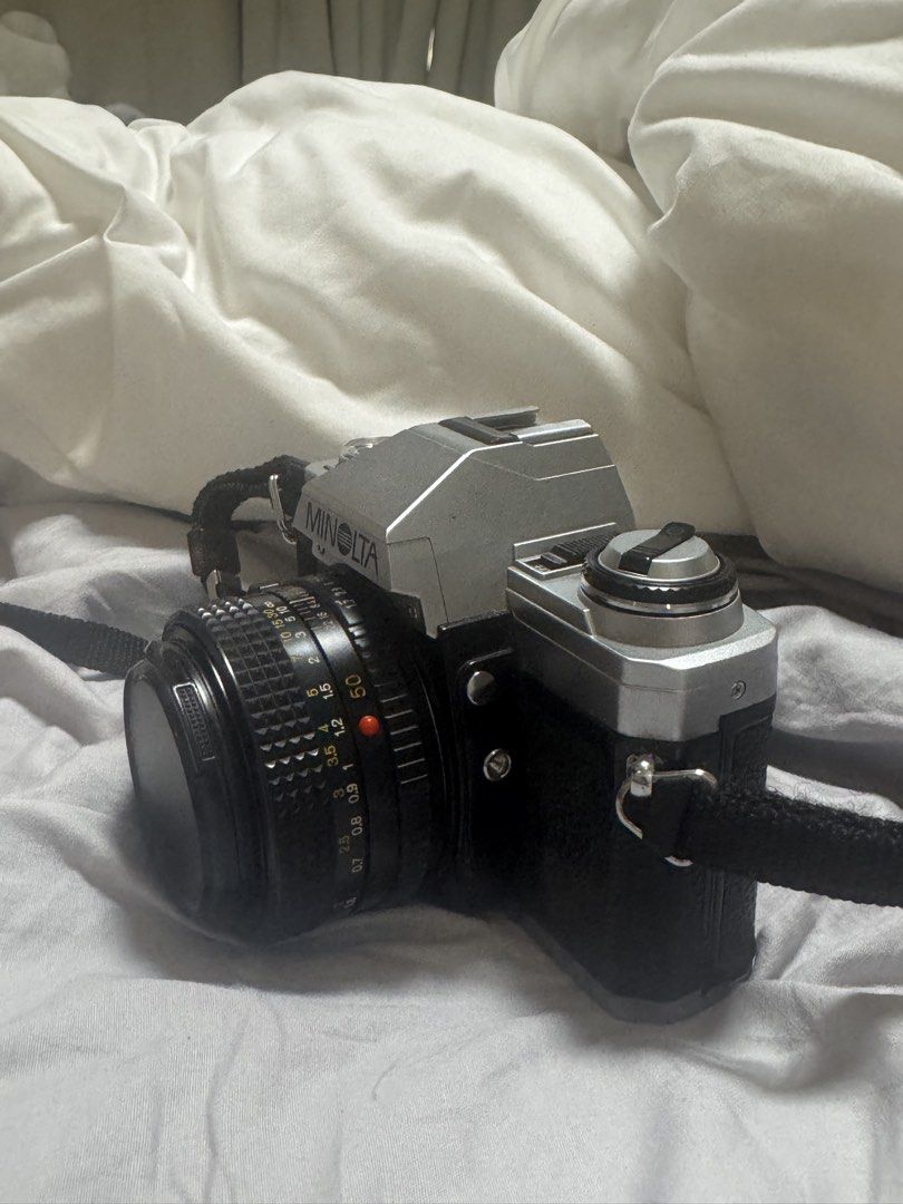 Minolta X370 (Category: Cameras) located in Caloocan City. Submitted by macsyyy (Listing ID 1448328039, Image 2). Description: No functionality issues, negotiable. There’s dirt on the viewfinder (doesn’t affect performance and is easily fixed by cleaning services). Bought in Cubao Expo from a photography store owned by an old photographer. Pm for more details! 🤗.