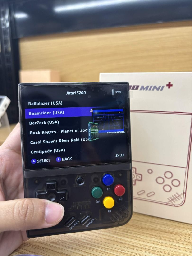 MIYOO MINI PLUS RETRO HANDHELD GAME CONSOLE (Category: Others) located in Manila. Submitted by gigaware (Listing ID 1448321933, Image 3). Description: ON SALE! MIYOO MINI PLUS RETRO HANDHELD GAME CONSOLE 🎮 💥 1,599 ONLY 💯 Original - Limited Stocks Only ✨ Specifications: ▪️ 3.5" IPS Full Viewing Angle Display (640 × 480) ▪️ ARM Cortex-A7 Dual-Core 1.2GHz Processor ▪️ 128MB DDR3 RAM ▪️ 64GB TF/MicroSD Storage (Expandable up to 128GB) ▪️ Linux Ope