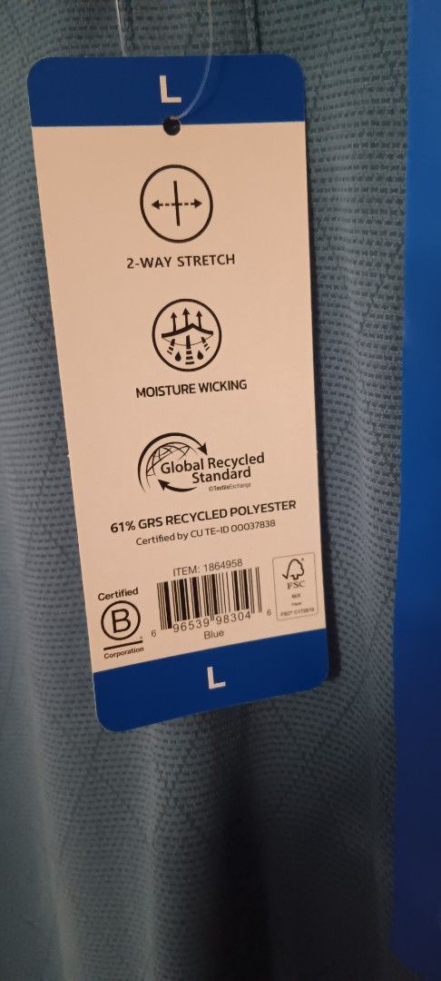 Modern Ambition polo shirt L (Category: Tshirts & Polo Shirts ) located in Las Pinas. Submitted by 030700 (Listing ID 1448319590, Image 2). Description: large, short sleeved moisture wicking polo shirt blue Las Pinas.