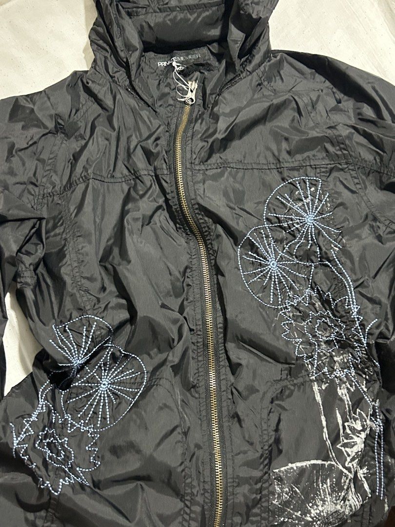 Motorcycle Jacket (Category: Coats, Jackets and Outerwear) located in Manila. Submitted by brivida (Listing ID 1448455930, Image 3). Description: ₱100 size XL for kids but can fit size S for womens Private Member never worn motorcycle jacket, waterproof, has velcro pocket for the hood.