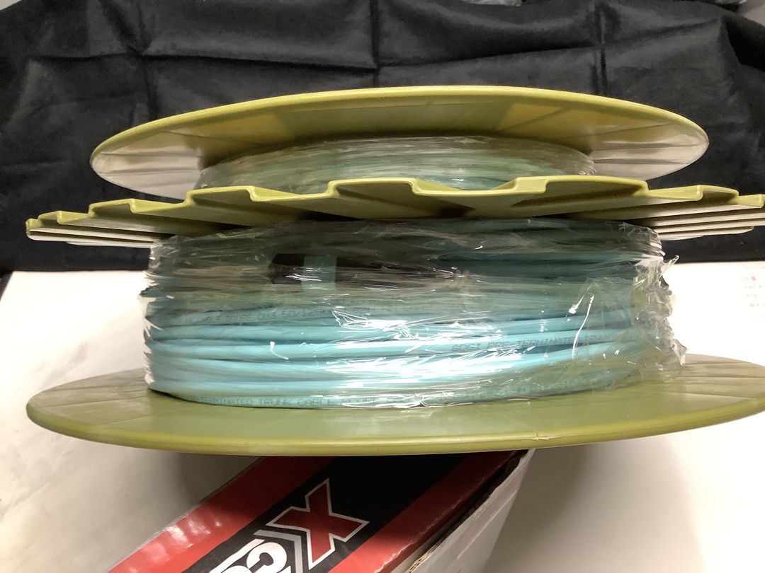 MPO/MTP Trunk Cable OM3 8-Fiber Pre-terminated (Category: Cables & Adaptors) located in Paranaque City. Submitted by seb_trading (Listing ID 1448357928, Image 2). Description: - MPO/MTP Trunk Cable - OM3 Fiber Type - 8 Fibers - Type B Polarity - 75 Meters Length - Supplied on a Reel - Ideal for Network Infrastructure Shenzhen SDG MPO/MTP FF Pre-Terminated MM OM3 8-Fiber Type B 85m last price Paranaque area 30 rolls available.