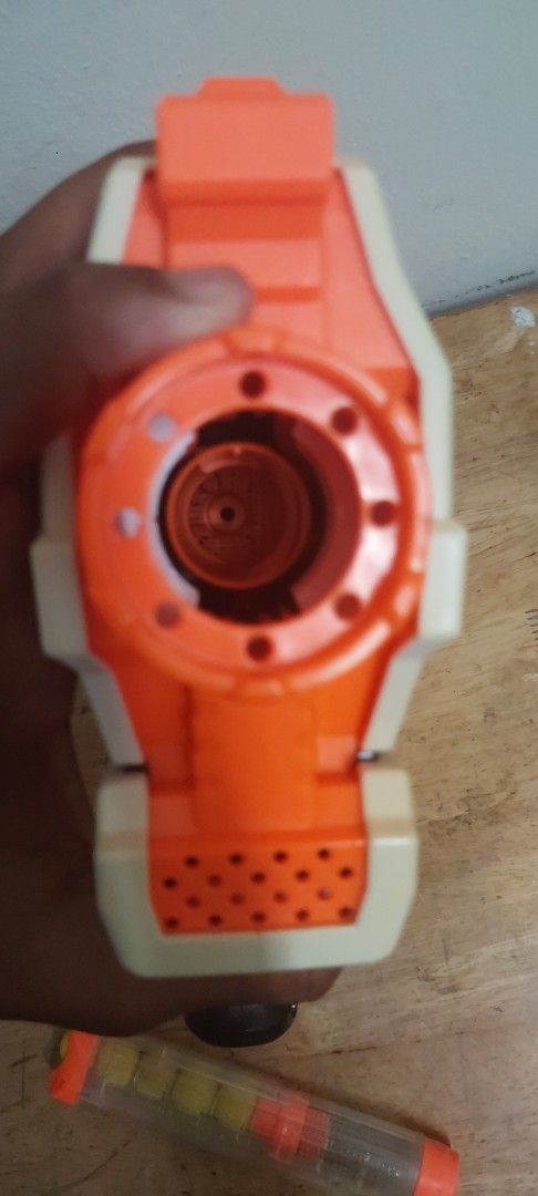 Nerf Rival Apollo XV-700 Blaster with Darts (Category: Toys & Games) located in Kuala Lumpur. Submitted by fastfalcon_abca26 (Listing ID 1448419443, Image 3). Description: - Nerf Rival Apollo XV-700 blaster - Includes yellow Rival rounds - Features a tactical rail on top - Great for play and fun - Ready for its next owner -only cod.