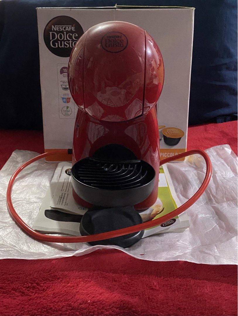 Nescafe Dolce Gusto Piccolo XS (Category: Coffee & Tea Tableware) located in Mandaluyong City. Submitted by aiztyle (Listing ID 1448290104, Image 1). Description: Brand NEW Nescafe Dolce Gusto Piccolo XS Original Price 4-5k Selling LOW! SALE Php3500.00 only.