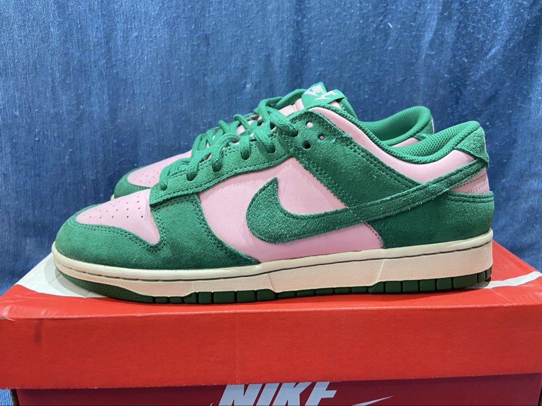 Nike Dunk Low Retro SE Medium Soft Pink/Malachite With Box (Category: Sneakers) located in Cebu City. Submitted by jvlz97 (Listing ID 1448398579, Image 2). Description: Excellent Condition With Box.