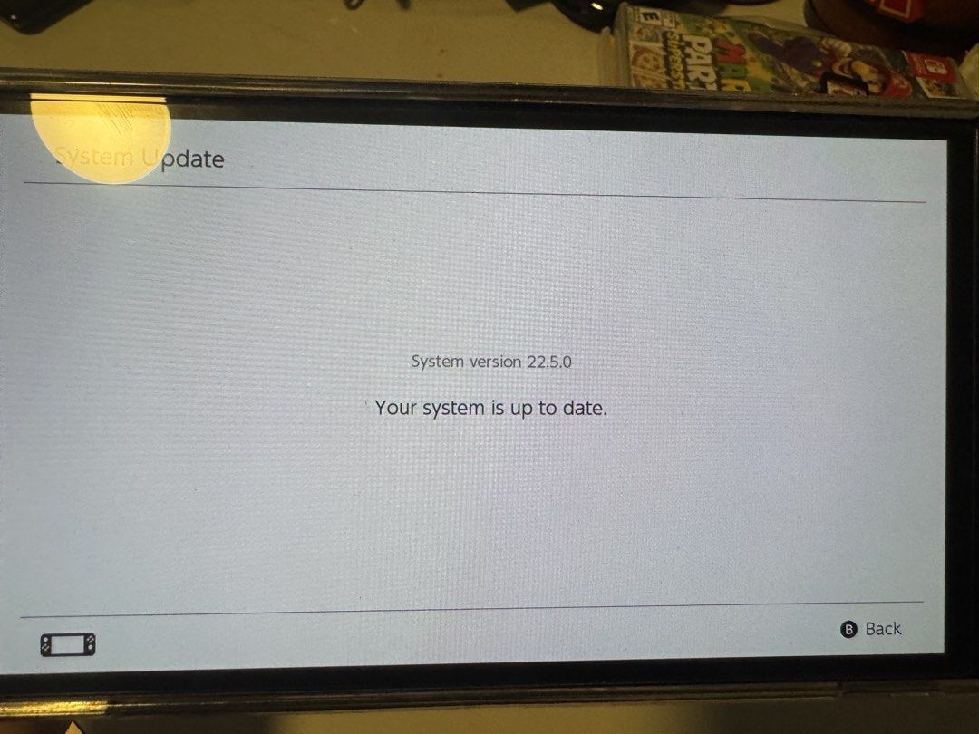 NINTENDO SWITCH OLED (Category: Nintendo) located in Kota Kinabalu. Submitted by guess1224mm (Listing ID 1448291321, Image 3). Description: * Nintendo Switch OLED White * Original Dock * Original Charger * HDMI Cable * Joy-Con charger 4pot * Joy-Con grip-4pcs * Joy-con controller-1pc * Joy-Con (1set extra ) * Carrying Case * 128GB microSD Card * Mario Party Superstars (Physical) * Pokémon Shield (Physical) * Crayon Shin-chan: Shiro of Coal Town (