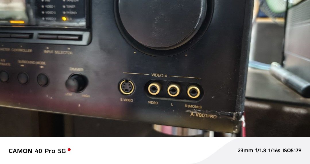 Onkyo av surround integrated amplifier (Category: Soundbars, Speakers & Amplifiers) located in San Pedro. Submitted by tristanjapansurplus (Listing ID 1448396857, Image 3). Description: for sale onkyo av amplifier A-V801pro 5channel good condition came in Japan 100v ac.