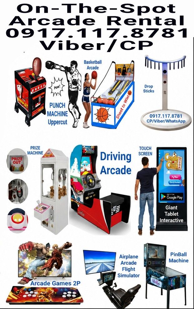 On-The-Spot Arcade Rental (Category: Controllers) located in Quezon City. Submitted by shop.o9i7.ii7.878i.v1b3r (Listing ID 1448427788, Image 1). Description: O9I7.II7.878I V1B3R Bring the fun to your venue DM for price Service provider since 2016.